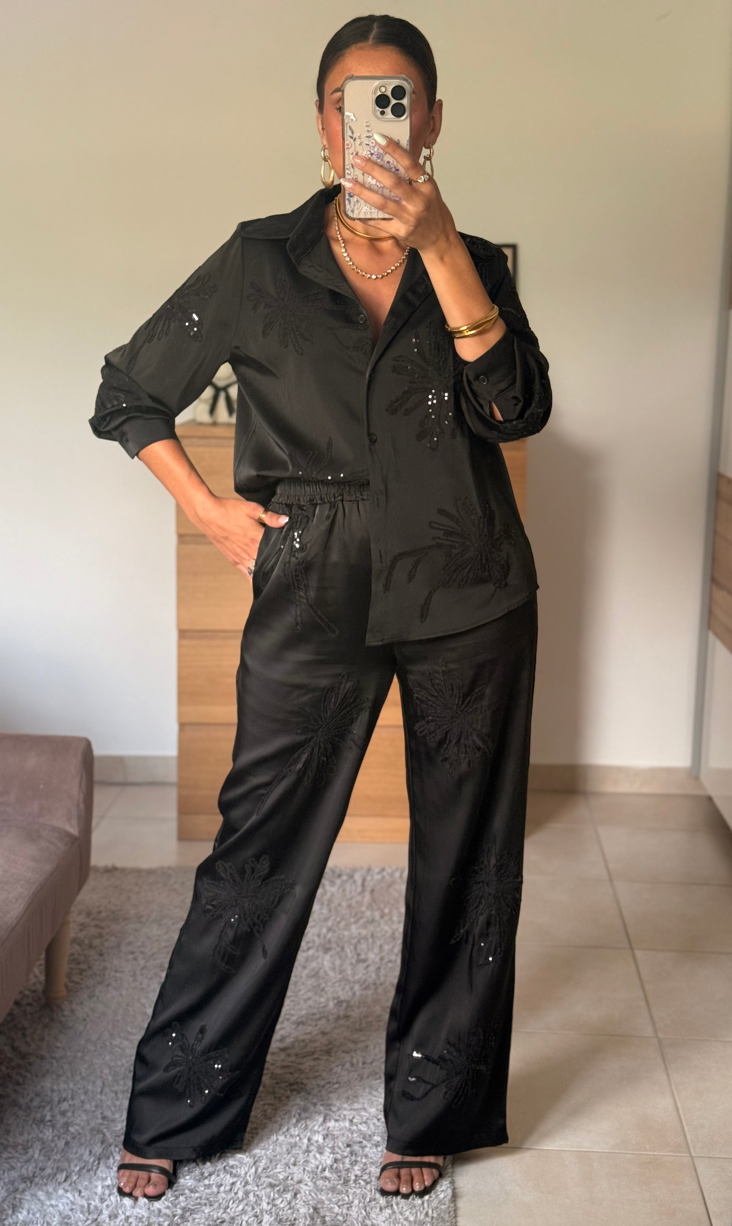 MILOU-ensemble soie